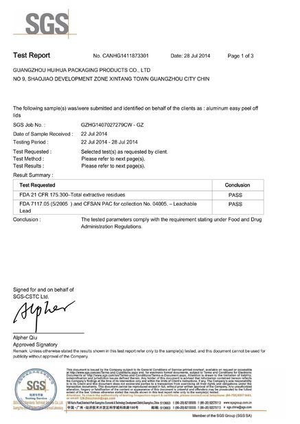 SGS IDENTIFICATION
